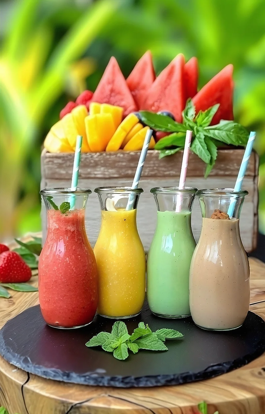 After: Professionally enhanced food photo with improved lighting, colors, and styled setting